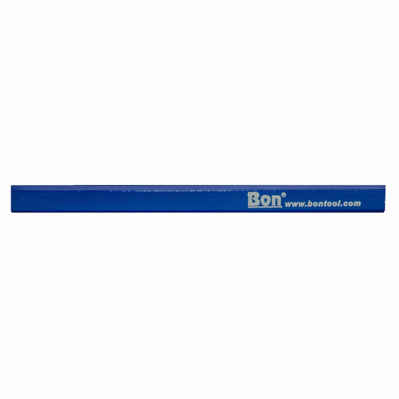 Bon Tool Carpenter Pencil - 72 Piece - Casing Color:Blue - Lead Type:Hard Black Lead